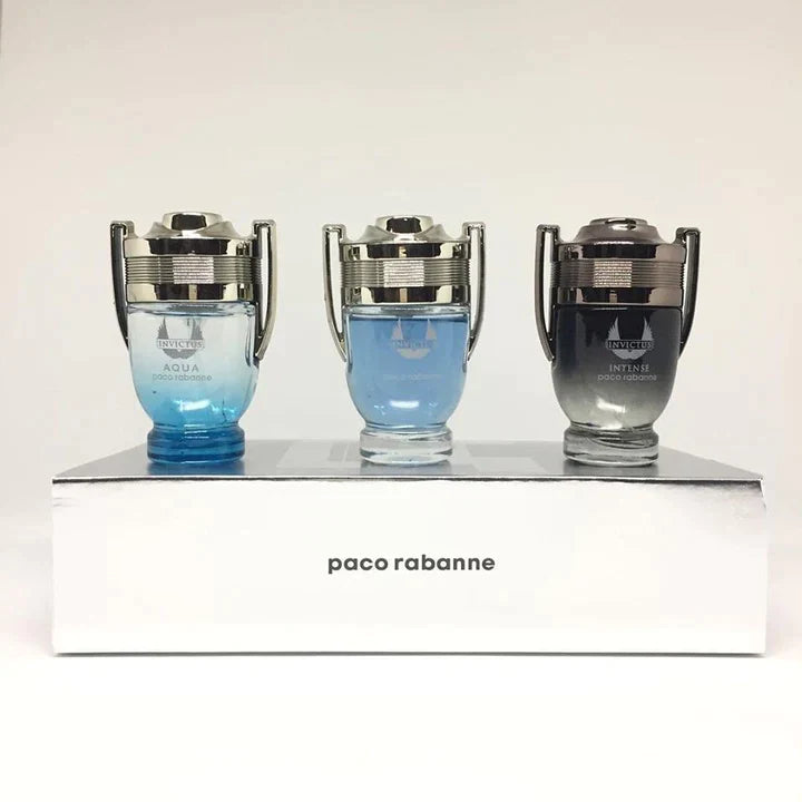 INVICTUS PACO RABANNE SET X 3